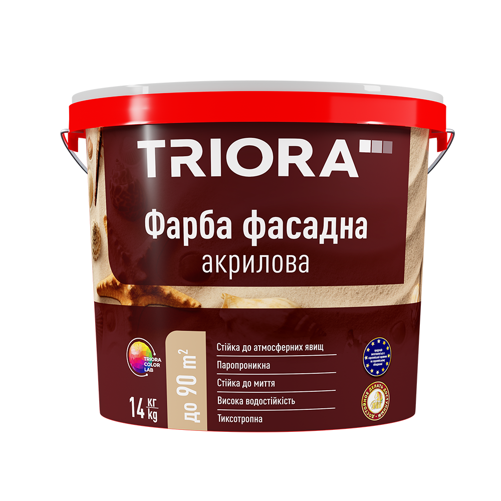 Фарба фасадна акрилова TRIORA 